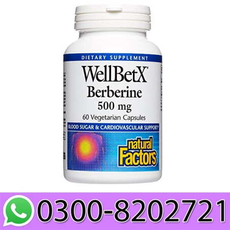 WellBetX Berberine 500mg In Pakistan
