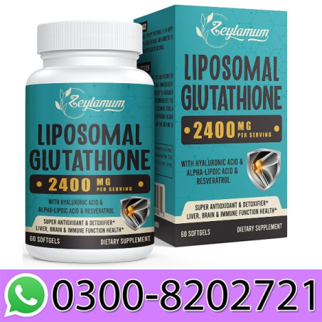 Zeylamum Liposomal Glutathione 2400 Mg Softgel In Pakistan