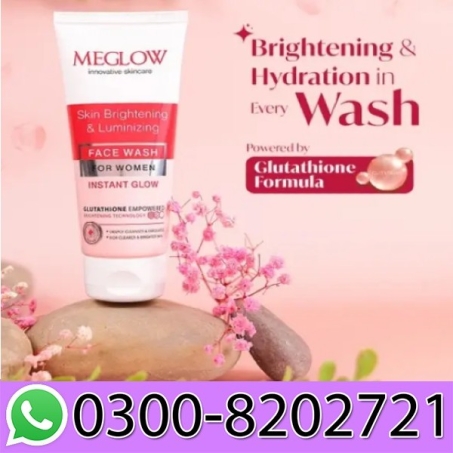 Meglow Instant Glow Skin Brightening & Luminizing Face Wash In Pakistan