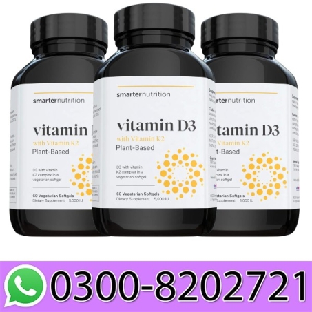 Plant-Based Vitamin D3 Immune Support With Vegan K2 Complex