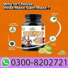 Veda Maxx Gain Maxx Weight Gainer Capsules Price in Pakistan