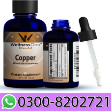WellnessOne Liquid Copper Supplements - Mineral Ultra Concentrate In Pakistan